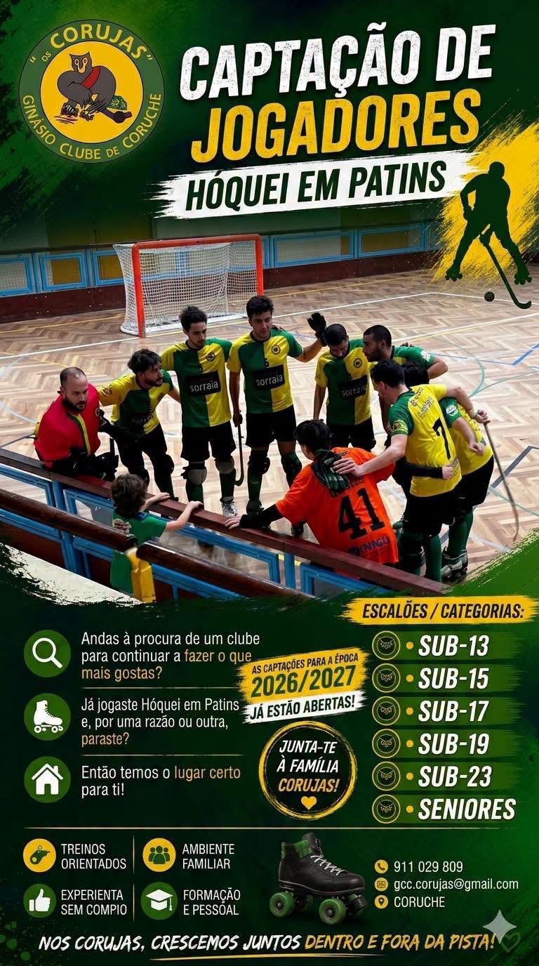 CAPTAÇÃO DE JOGADORES – ÉPOCA 2026/2027